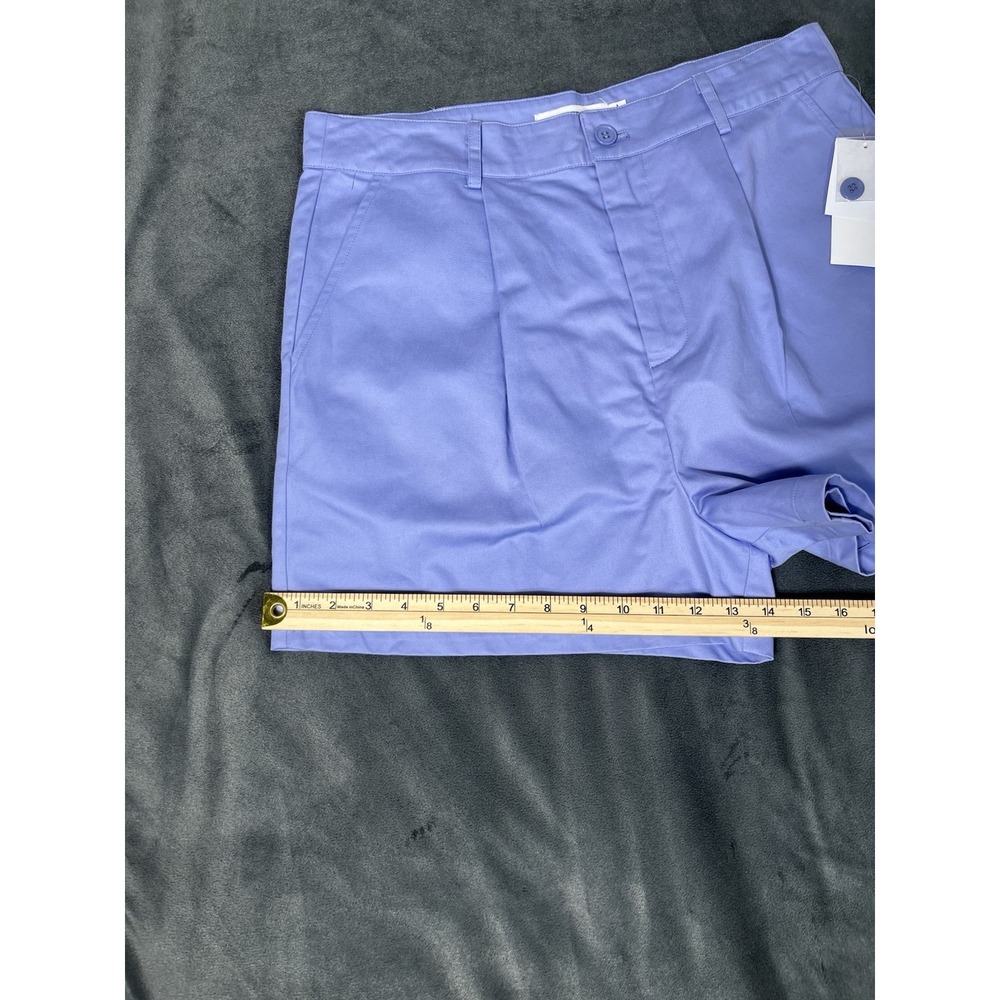 Just Fab Lavender Womens Pleated Shorts NWT Sz L - Picture 7 of 13